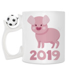 Кружка с футбольным мячиком