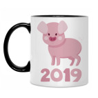 Кружка двухцветная