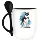 Кружка с ложкой