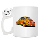 Кружка с футбольным мячиком