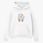 Толстовка худи оверсайз