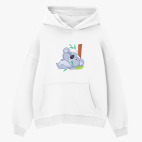 Толстовка худи оверсайз