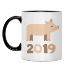 Кружка двухцветная