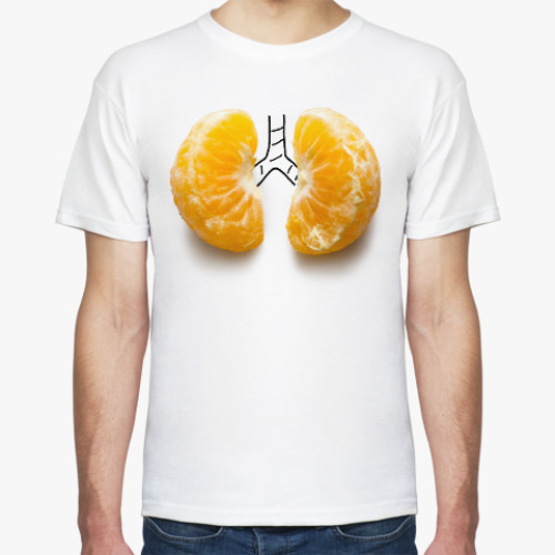 Футболка с принтом Мандаринки