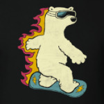 Медведь сноубордист