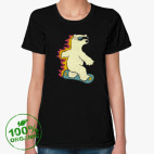 Женская футболка органик