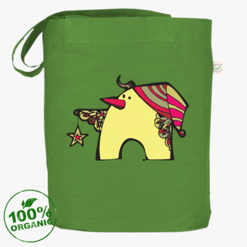 Сумка шоппер с принтом Twittie with a star