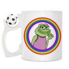 Кружка с футбольным мячиком