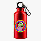 Металлическая бутылка 400 мл UV-DTF