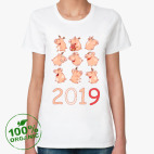 Женская футболка органик