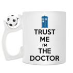 Кружка с футбольным мячиком