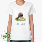 Женская футболка органик