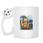 Кружка с футбольным мячиком