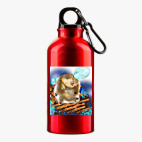 Металлическая бутылка 400 мл UV-DTF