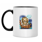 Кружка двухцветная