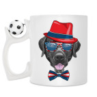 Кружка с футбольным мячиком