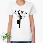 Женская футболка органик