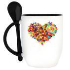 Кружка с ложкой