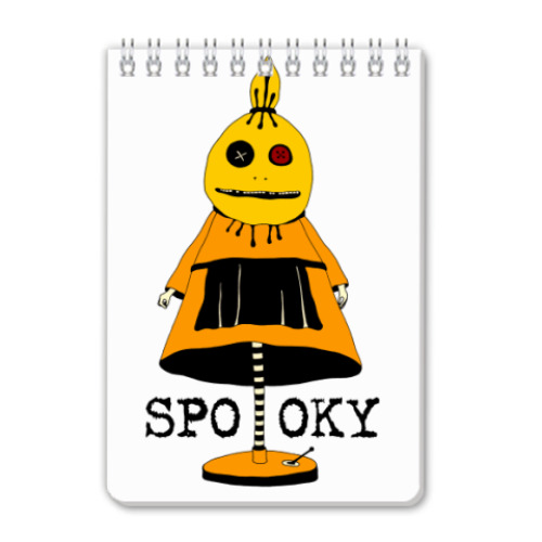 Блокнот с принтом 'Страшила'