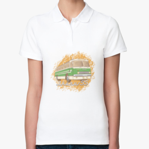 Женская рубашка поло (печать) с принтом IKARUS 55