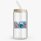 Банка с бамбуковой крышкой