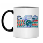 Кружка двухцветная