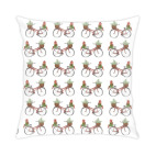 Паттерн из красных велосипедов