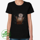 Женская футболка органик