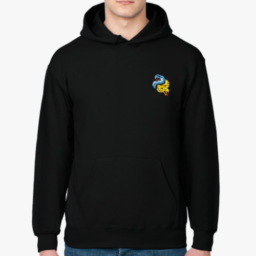 Толстовка худи с принтом python