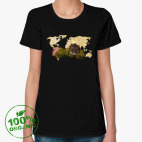 Женская футболка органик