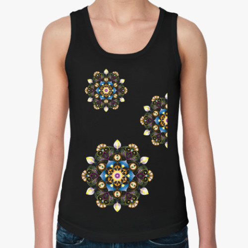 Женская майка с принтом Мандалы