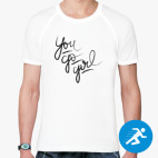 Мужская спортивная футболка