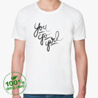 Мужская футболка органик