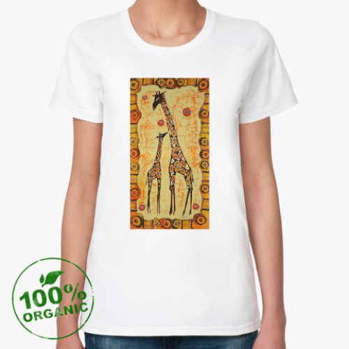 Женская футболка из органик-хлопка Этностиль