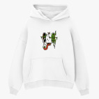 Толстовка худи оверсайз