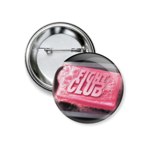 Значок 37мм с принтом Fight club