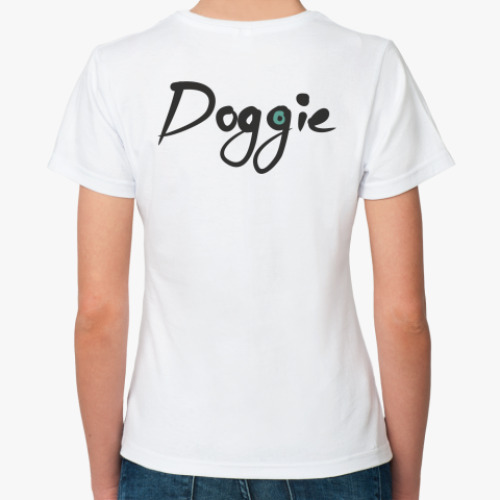 Классическая футболка с принтом Собака Баскервиллей