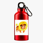 Металлическая бутылка 400 мл UV-DTF