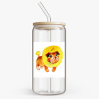 Банка с бамбуковой крышкой