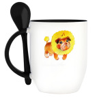 Кружка с ложкой