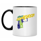 Кружка двухцветная