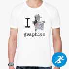 Мужская спортивная футболка