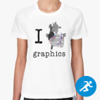 Женская спортивная футболка