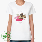 Женская футболка органик