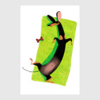 Спящая такса