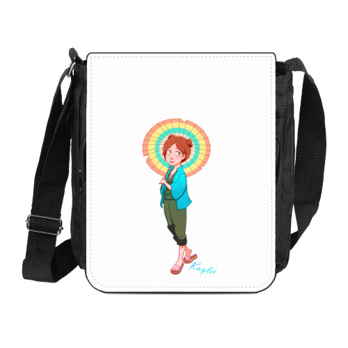 Сумка на плечо (мини-планшет) с принтом Shiny!