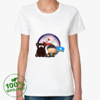 Женская футболка органик