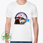 Мужская футболка органик