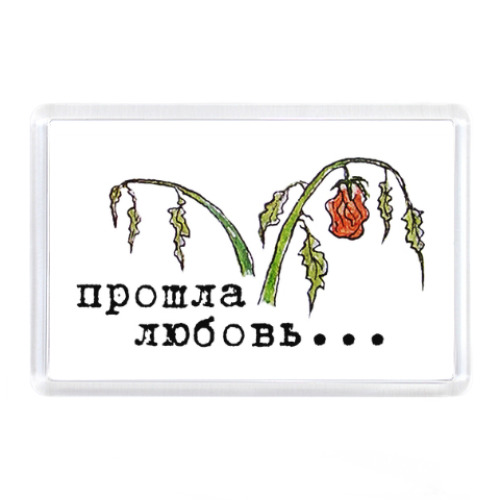 Магнит Завяли помидоры