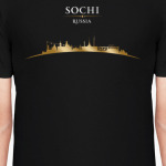 Сочи Россия, силуэт города